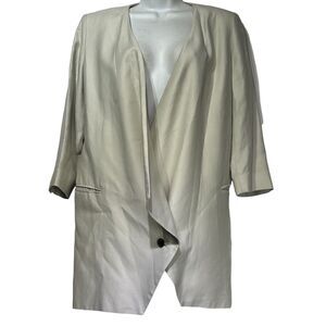 2nd day single button asymmetrical jacket Size 36
